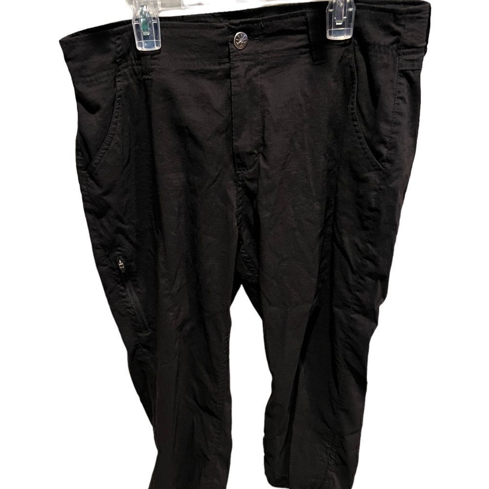 Khombu black Capri pants light weight size large